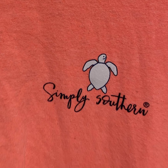 Simply southern coral/orange long sleeve - Picture 2 of 4